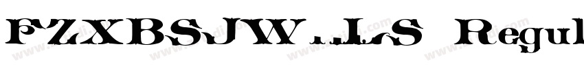 FZXBSJW_LS85 Regular字体转换